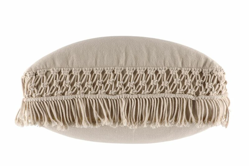 Fanni K Macrame Lattiatyyny 60x60 Cm Luonnonvalkoinen - Image 5