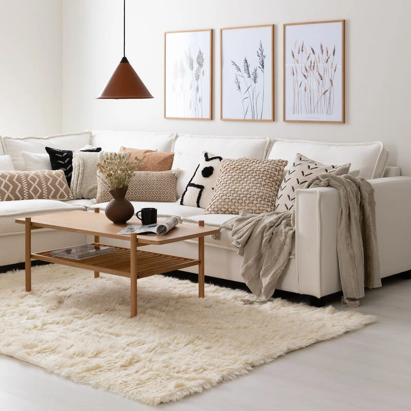 Veke Salmi Koristetyyny 30x60 Cm Luonnonväri/valkoinen - Image 6