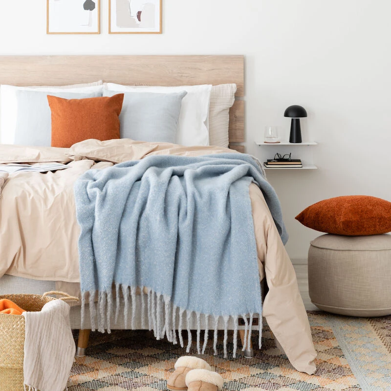 4Living Alba Torkkupeitto Beige 127x152 Cm - Image 3