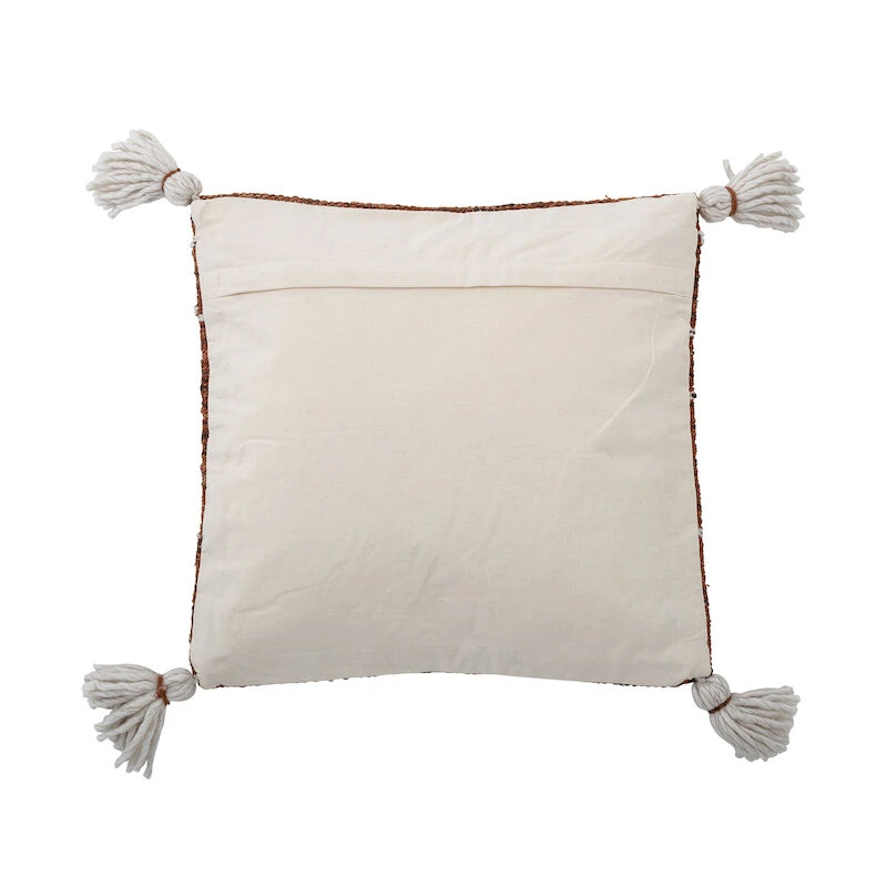 Bloomingville Koristetyyny Ruskea Tupsuilla 50x50 Cm - Image 3