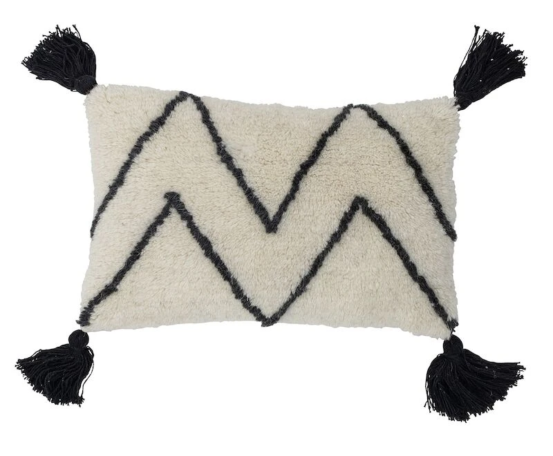 Bloomingville Ayn Koristetyyny 40x25 Cm Valkoinen/musta - Image 2