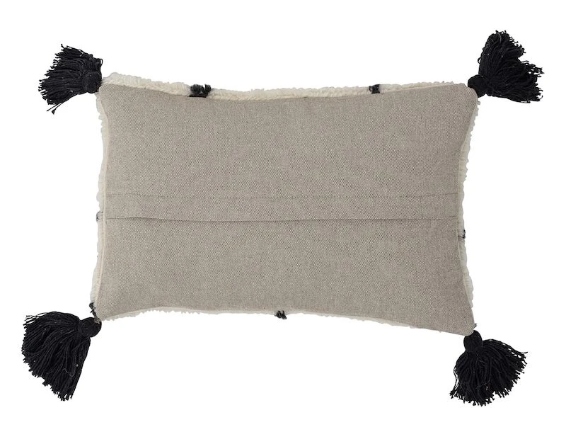 Bloomingville Ayn Koristetyyny 40x25 Cm Valkoinen/musta