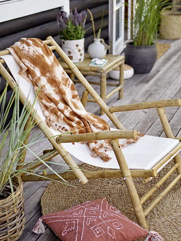 Bloomingville Ester Torkkupeitto 130x160 Cm Ruskea - Image 4