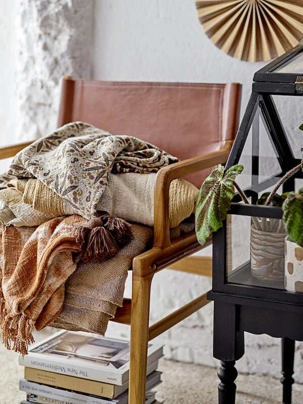 Bloomingville Ester Torkkupeitto 130x160 Cm Ruskea - Image 3