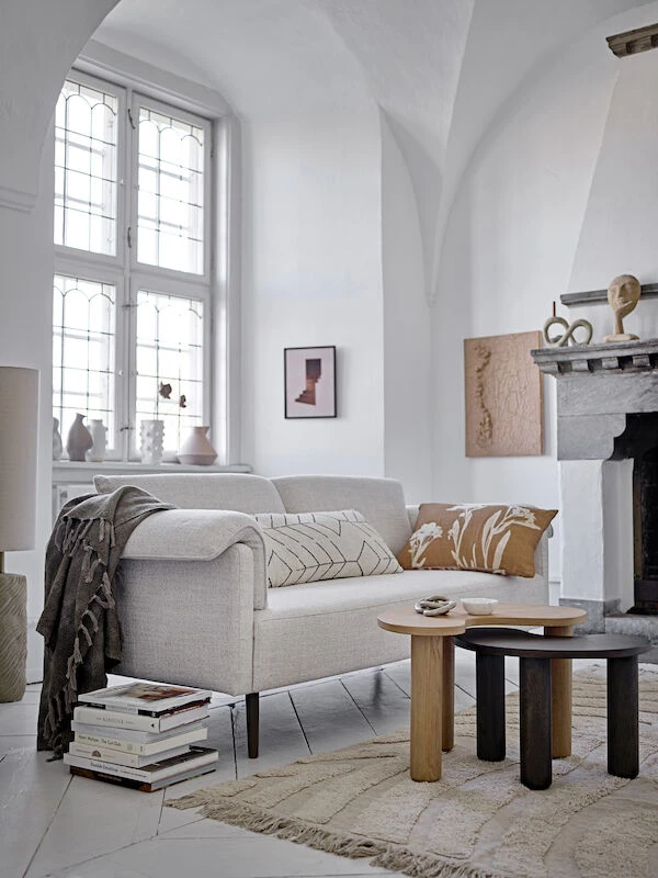 Bloomingville Fanni Koristetyyny 90x35 Cm Luonnonväri/musta - Image 3