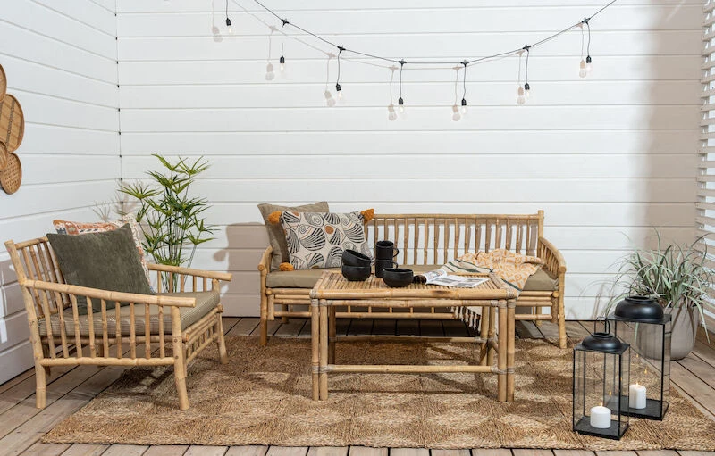 Bloomingville Fini Torkkupeitto 160x130 Cm Keltainen - Image 2