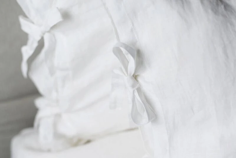 Familon Hotel Style Pellavatyynyliina 60x80 Cm Valkoinen - Image 2