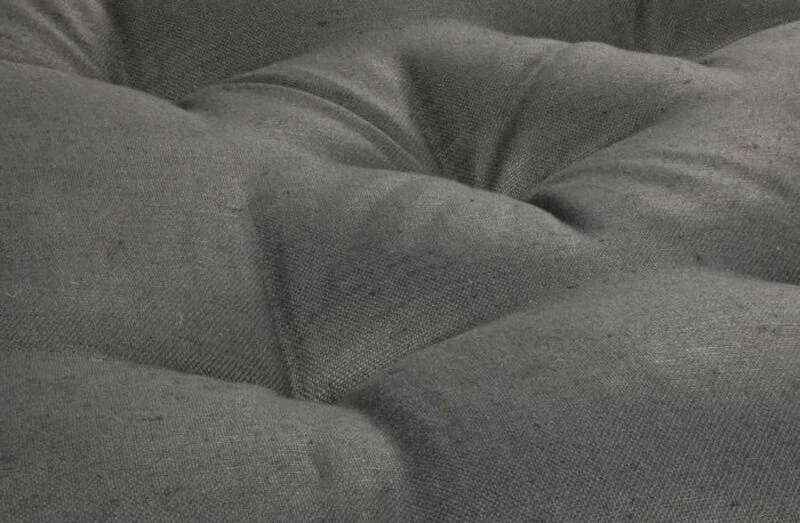 Fanni K Pellava Istuintyyny 38x38 Cm Tummanharmaa - Image 2