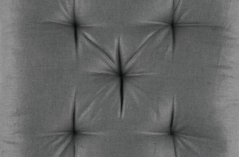 Fanni K Pellava Istuintyyny 38x38 Cm Tummanharmaa - Image 6