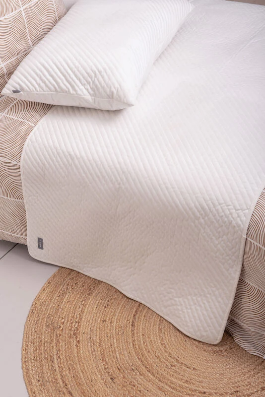 Luhta Kiila Puolipäiväpeitto 80x210 Cm Luonnonvalkoinen - Image 3