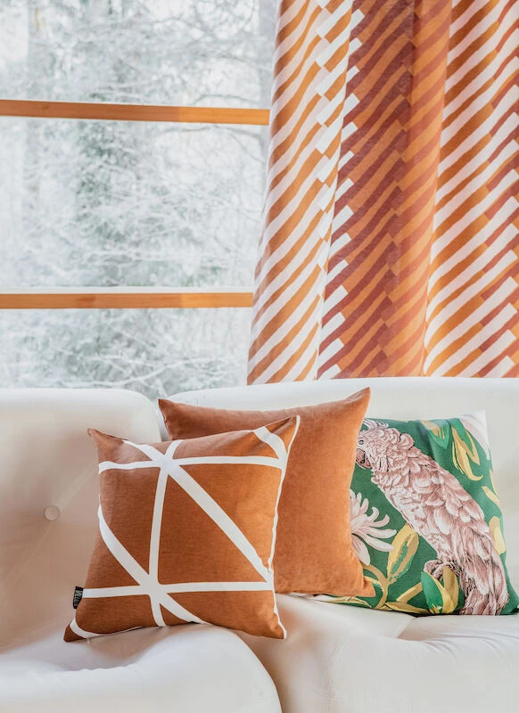 Vallila Tove Verho 140x250 Cm Ruskea - Image 4