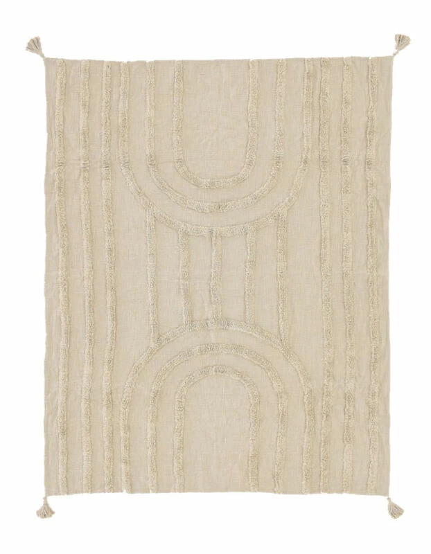 Veke Kaari Torkkupeitto 130x170 Cm Hiekka - Image 2