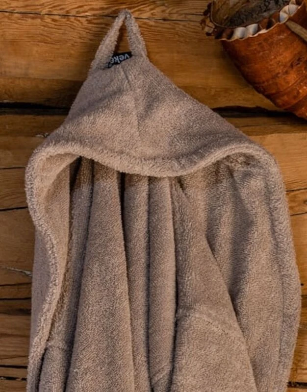 Veke Oslo Kylpytakki L/XL Maitokahvi - Image 3