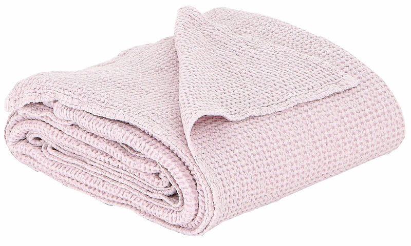 Veke Vohveli Päiväpeitto 150x260 Cm Vaalea Rosa - Image 3