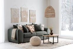 Veke Poimu Koristetyyny 50x50 Cm Luonnonväri/musta