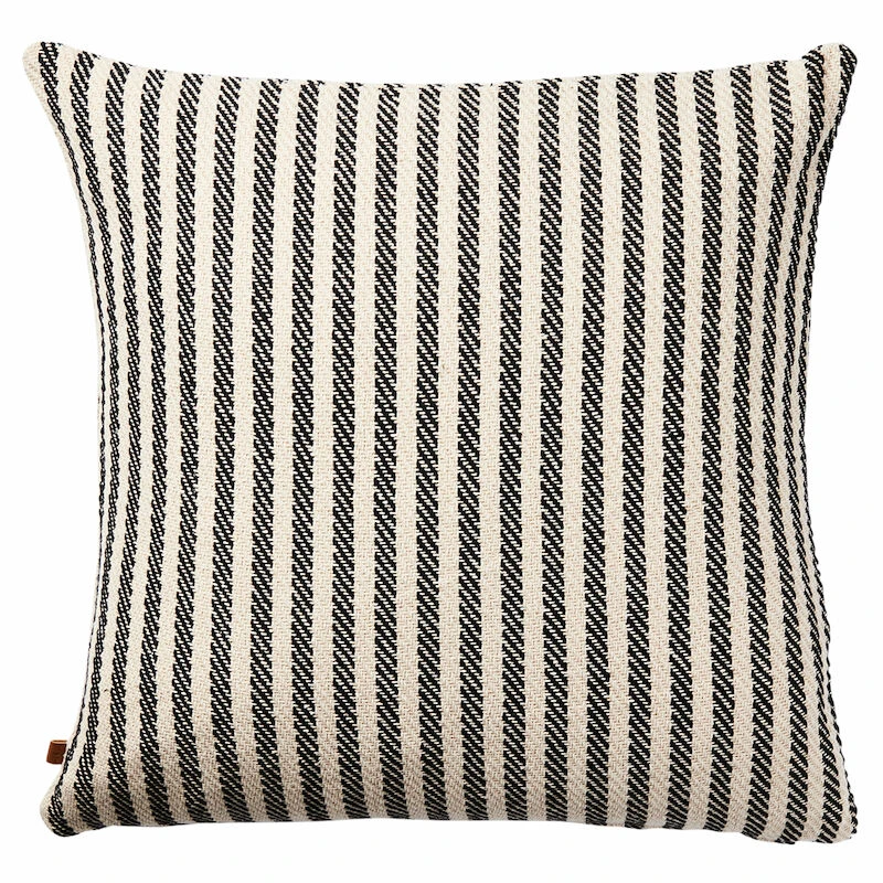 Affari Anna Raidallinen Tyynynpäällinen 50x50 Cm Norsunluu/musta - Image 2