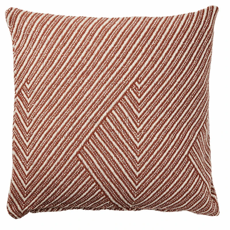 Affari Anna Tyynynpäällinen 50x50 Cm Ruosteenruskea/luonnonvalkoinen