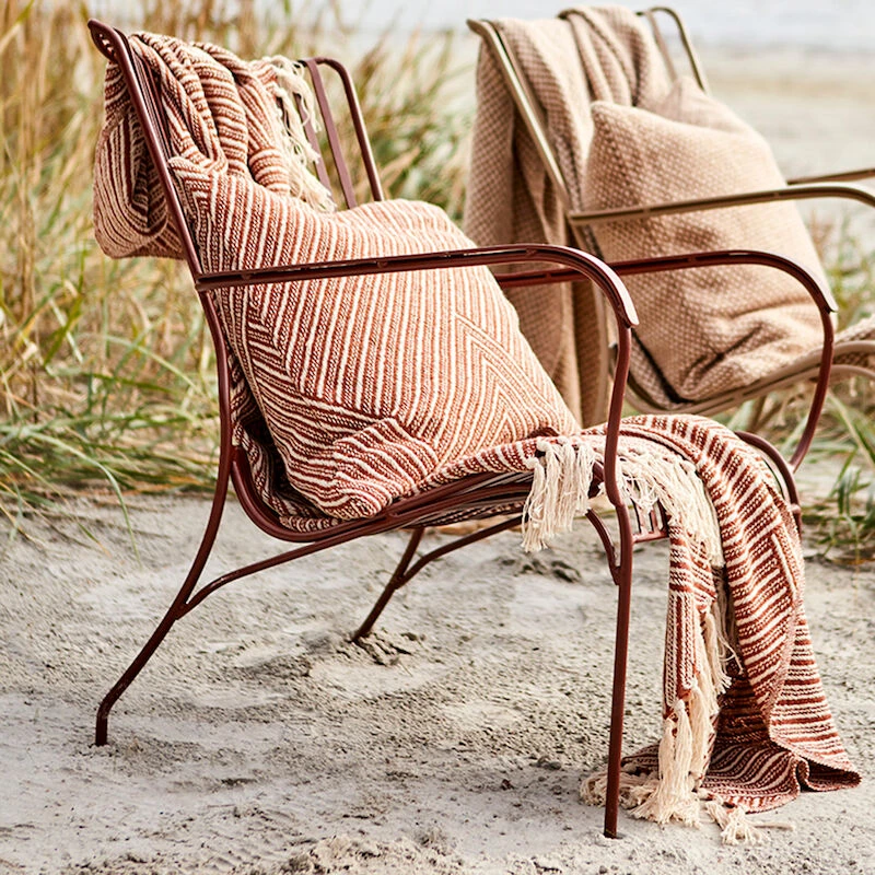 Affari Anna Tyynynpäällinen 50x50 Cm Ruosteenruskea/luonnonvalkoinen - Image 3