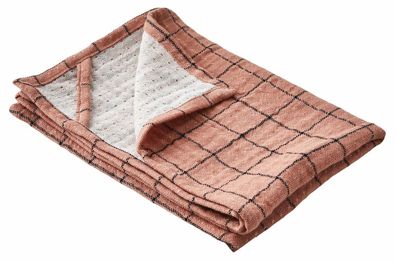 Affari Elsa Keittiöpyyhe Ruudullinen 50x70 Cm Beige/musta