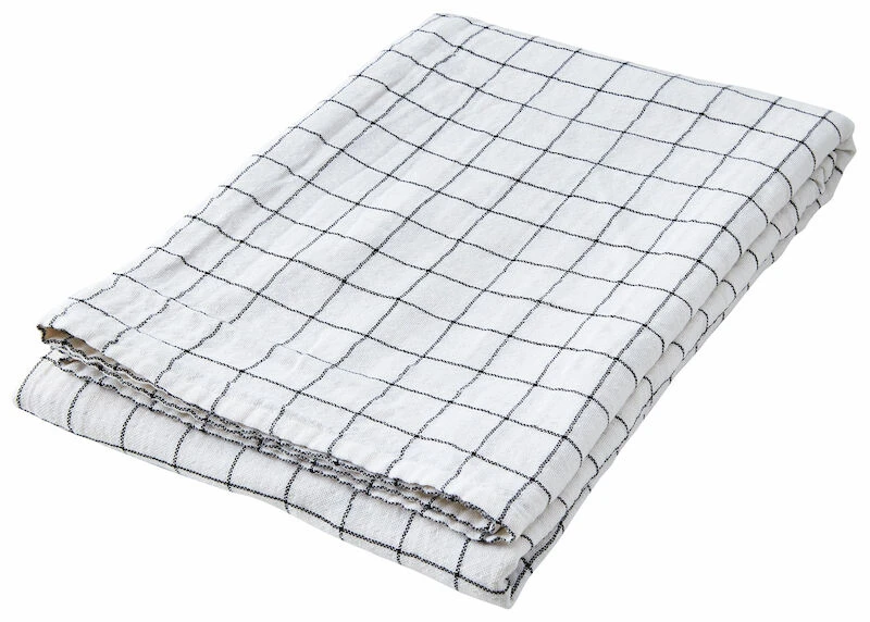 Affari Elsa Pöytäliina Ruudullinen 140x220 Cm Valkoinen/musta - Image 3