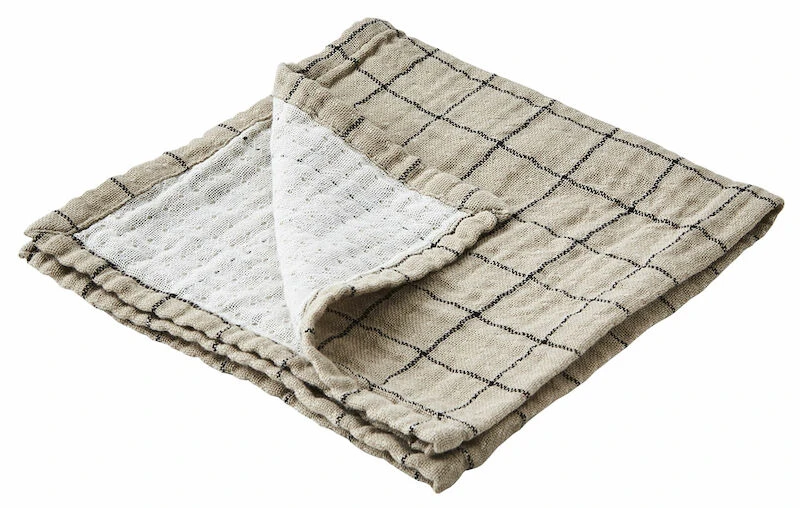 Affari Elsa Lautasliina Ruudullinen 40x40 Cm Beige/musta - Image 3