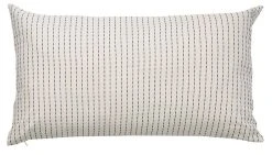 Anno Niru Koristetyyny 40x70cm Organic Luonnonvalkoinen/musteensininen