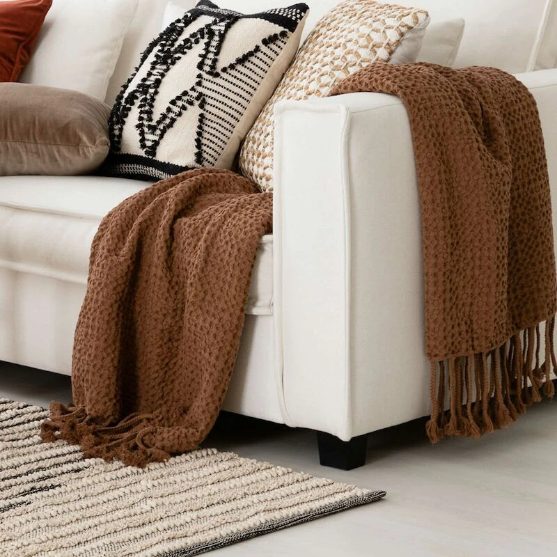 Anno Puro Torkkupeitto 140x190 Cm Luomupuuvillaa Luonnonvalkoinen