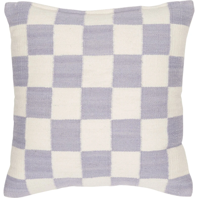 Anno Ruutu Koristetyyny 50x50 Cm Tummanruskea/luonnonvalkoinen - Image 4