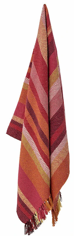 Bloomingville Amra Torkkupeitto 150x130 Cm Punainen - Image 4