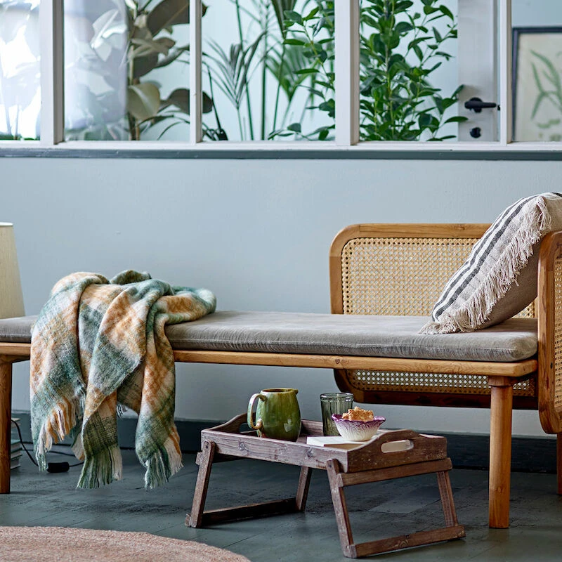 Bloomingville Baloo Torkkupeitto 150x130 Cm Vihreä - Image 4