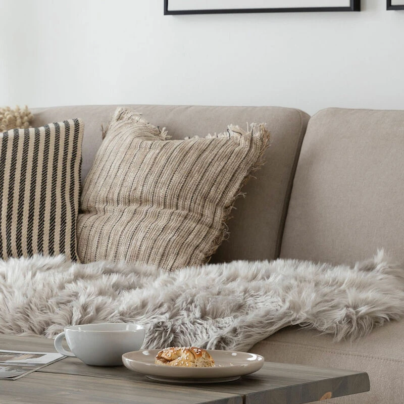 Bloomingville Febbie Koristetyyny 45x45 Cm Luonnonväri - Image 3