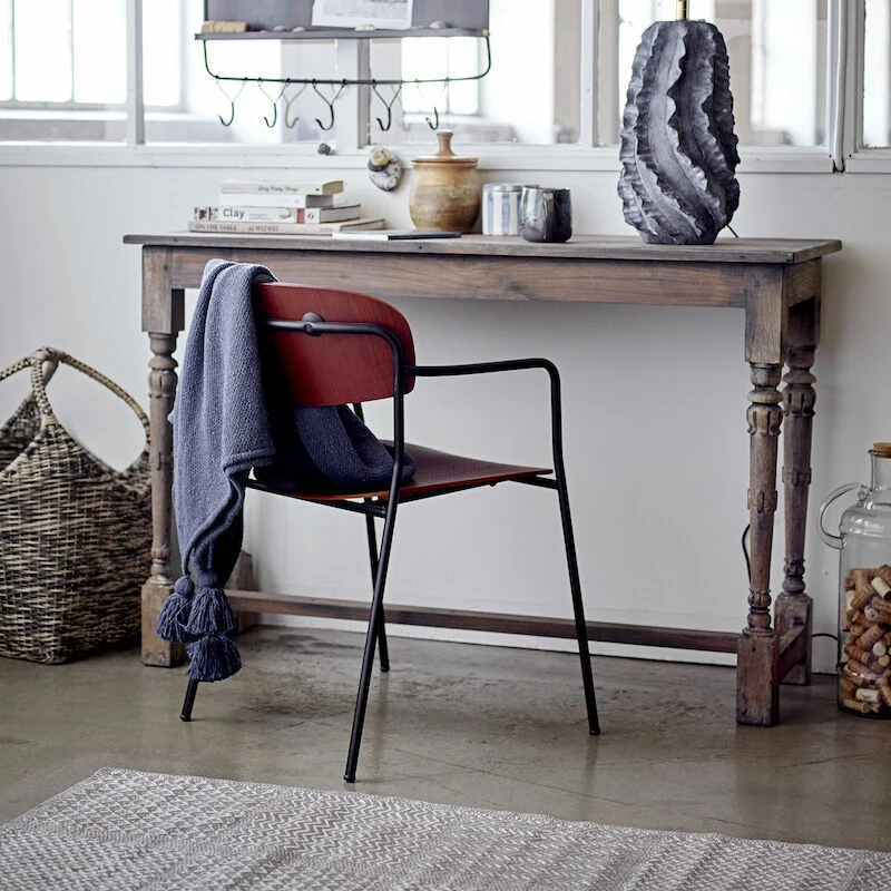 Bloomingville Genet Torkkupeitto 150x130 Cm Sininen - Image 4