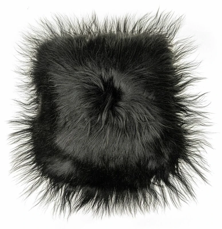 Cuero Design Wild Lampaantaljatyyny Musta - Image 3