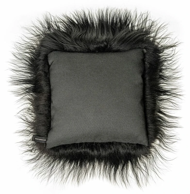 Cuero Design Wild Lampaantaljatyyny Musta - Image 5