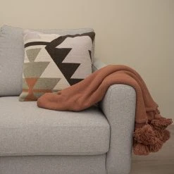 Mattokymppi Sävel Tupsu Torkkupeitto 125x150 Cm Terra