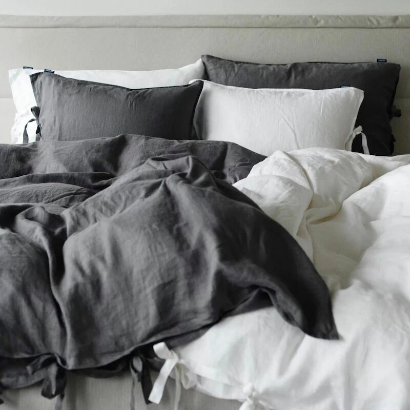 Familon Hotel Style Pellavatyynyliina 60x80 Cm Valkoinen