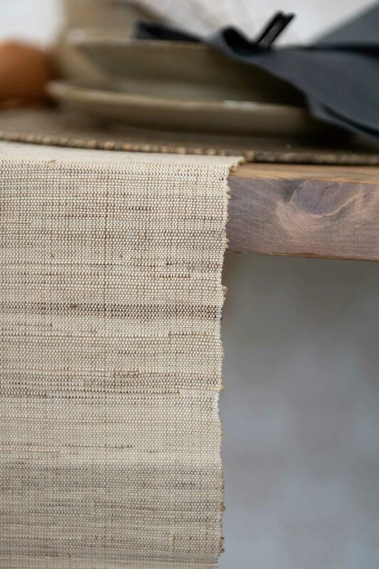 Fanni K Ramie Kaitaliina 40x150 Cm Luonnonväri - Image 4