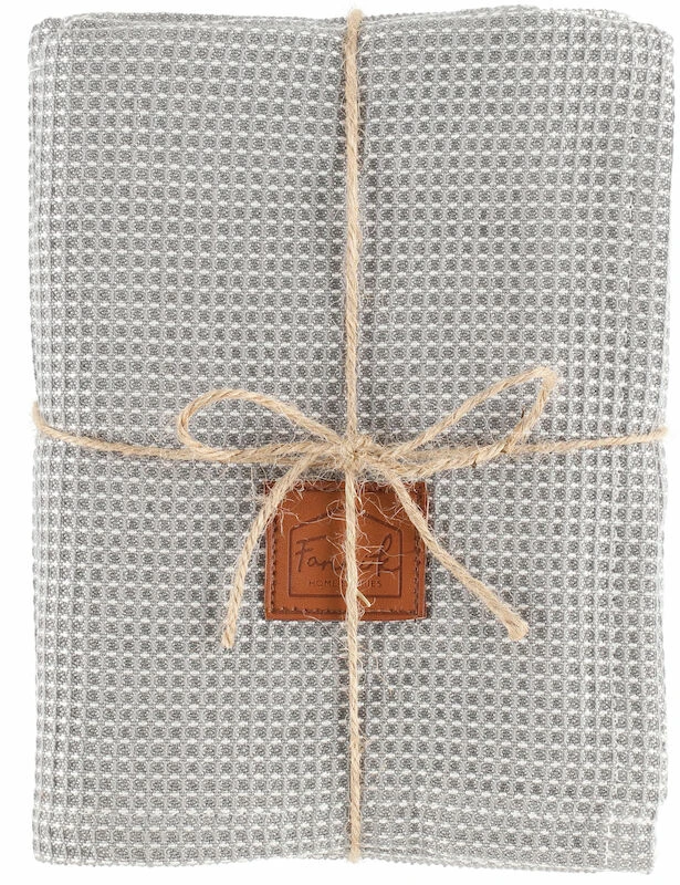 Fanni K Bamboo Keittiöpyyhe 2 Kpl Harmaa 50x70cm - Image 3