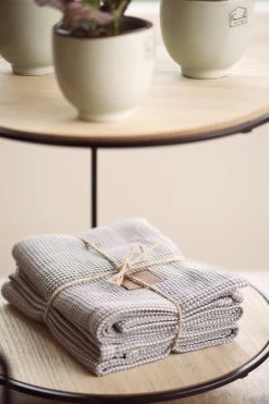 Fanni K Bamboo Keittiöpyyhe 2 Kpl Harmaa 50x70cm