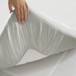 Finlayson Muotoonommeltu Aluslakana 80x200cm, Valkoinen