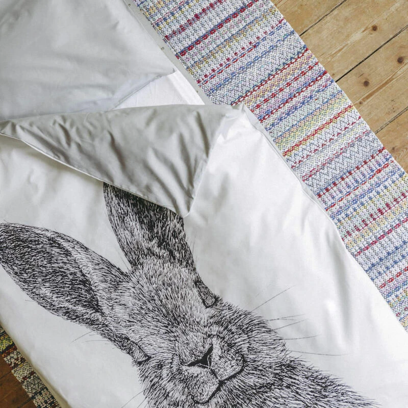 Finlayson Pupu Vauvan Pussilakanasetti 85x125+40x60 Cm Mustavalkoinen