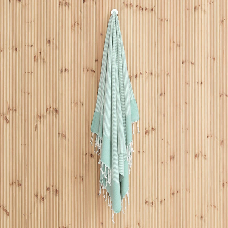 Veke Hamam Nordic Kylpypyyhe 90x150 Cm Pullon Vihreä - Image 2