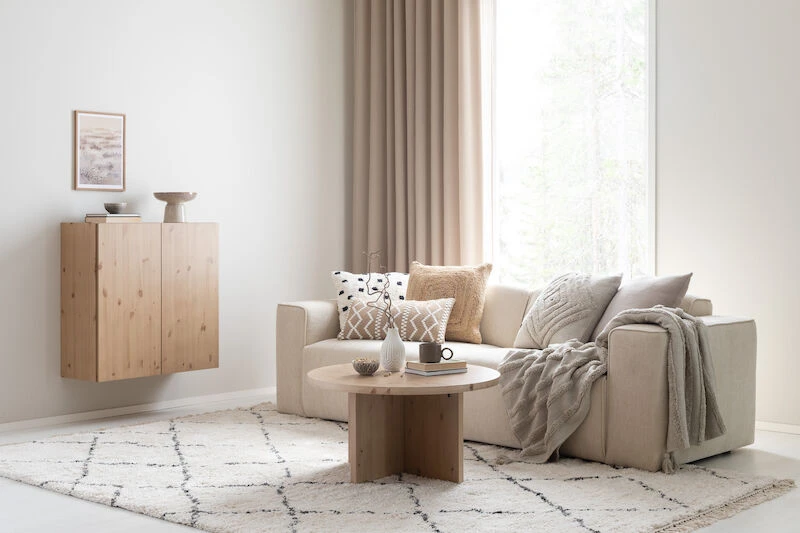 Veke Selja Koristetyyny 30x60 Cm Luonnonväri/valkoinen - Image 2