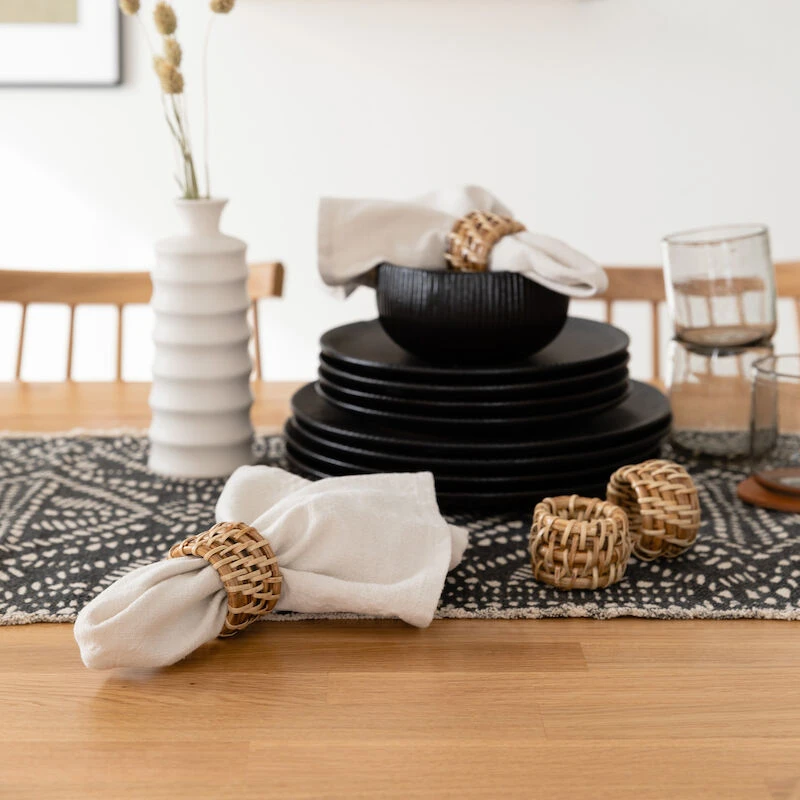 Veke Helga Lautasliina/kangasservetti 2 Kpl 45x45 Cm Hiekka