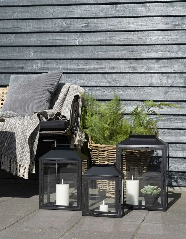 House Nordic Cort Torkkupeitto 130x160 Cm Musta/luonnonväri - Image 3