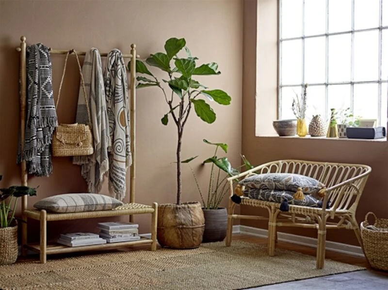 Bloomingville Fidan Torkkupeitto 160x130 Cm Vihreä