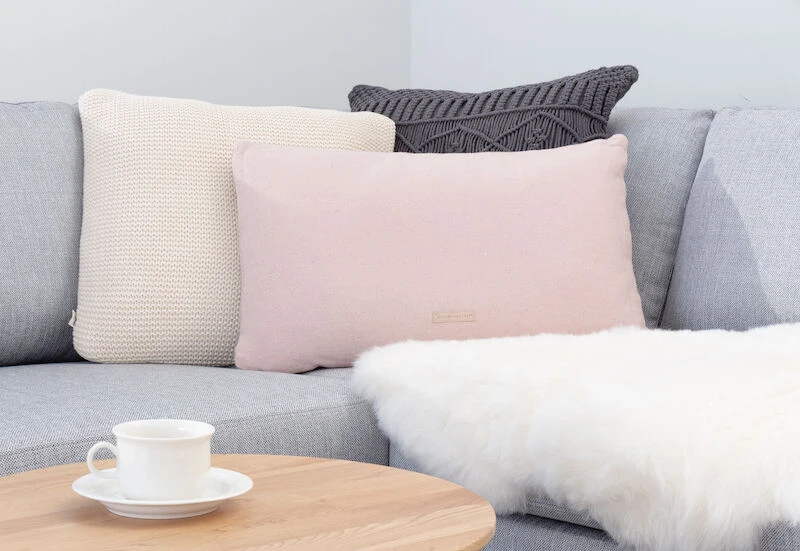 Bloomingville Koristetyyny Beige/vaaleanpunainen - Image 4