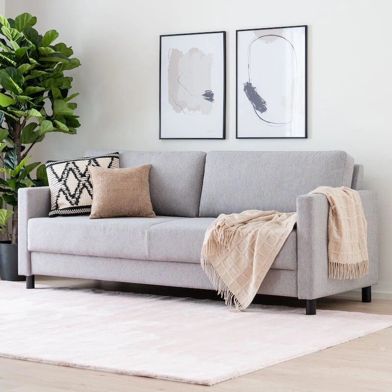 Veke Viive Koristetyyny 50x50 Cm Luonnonväri/musta - Image 3