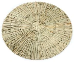 Bazar Bizar Alang Alang Pyöreä Tabletti 38 Cm Luonnonväri