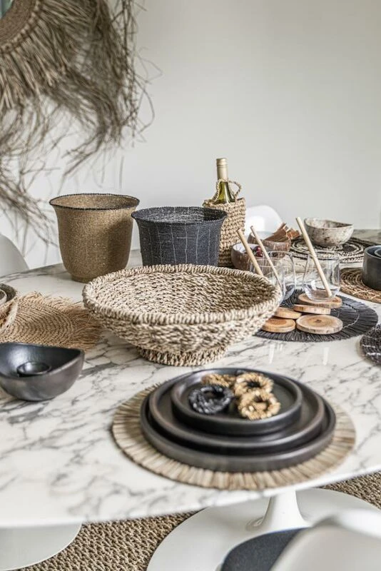 Bazar Bizar Alang Alang Pyöreä Tabletti 38 Cm Luonnonväri - Image 2